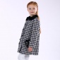 2016春季新款儿童韩版千鸟格风衣 可爱女童外套